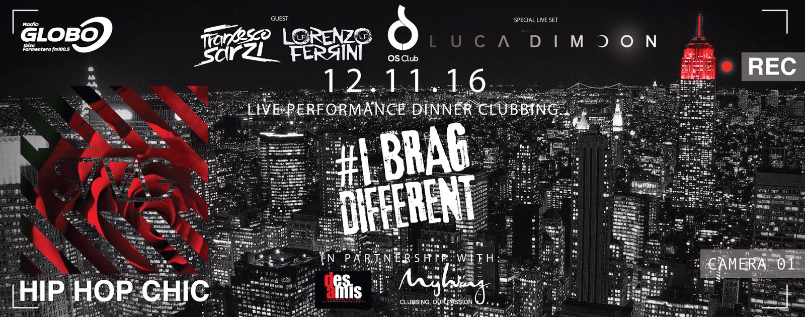 aperitivo a Roma os club sabato 12 novembre 2016  serata con aperitivo ristorante discoteca