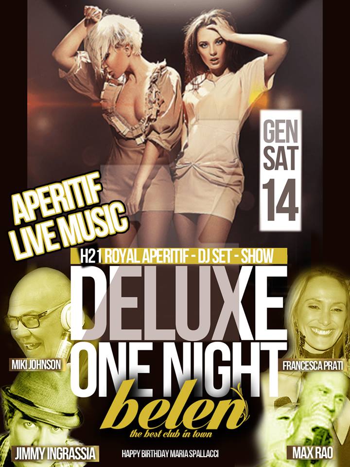 Discoteca Belen Club Sabato 14 Gennaio 2017